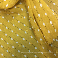 Polyester Lurex gedrucktes Chiffon -Krepptextil für Vorhang